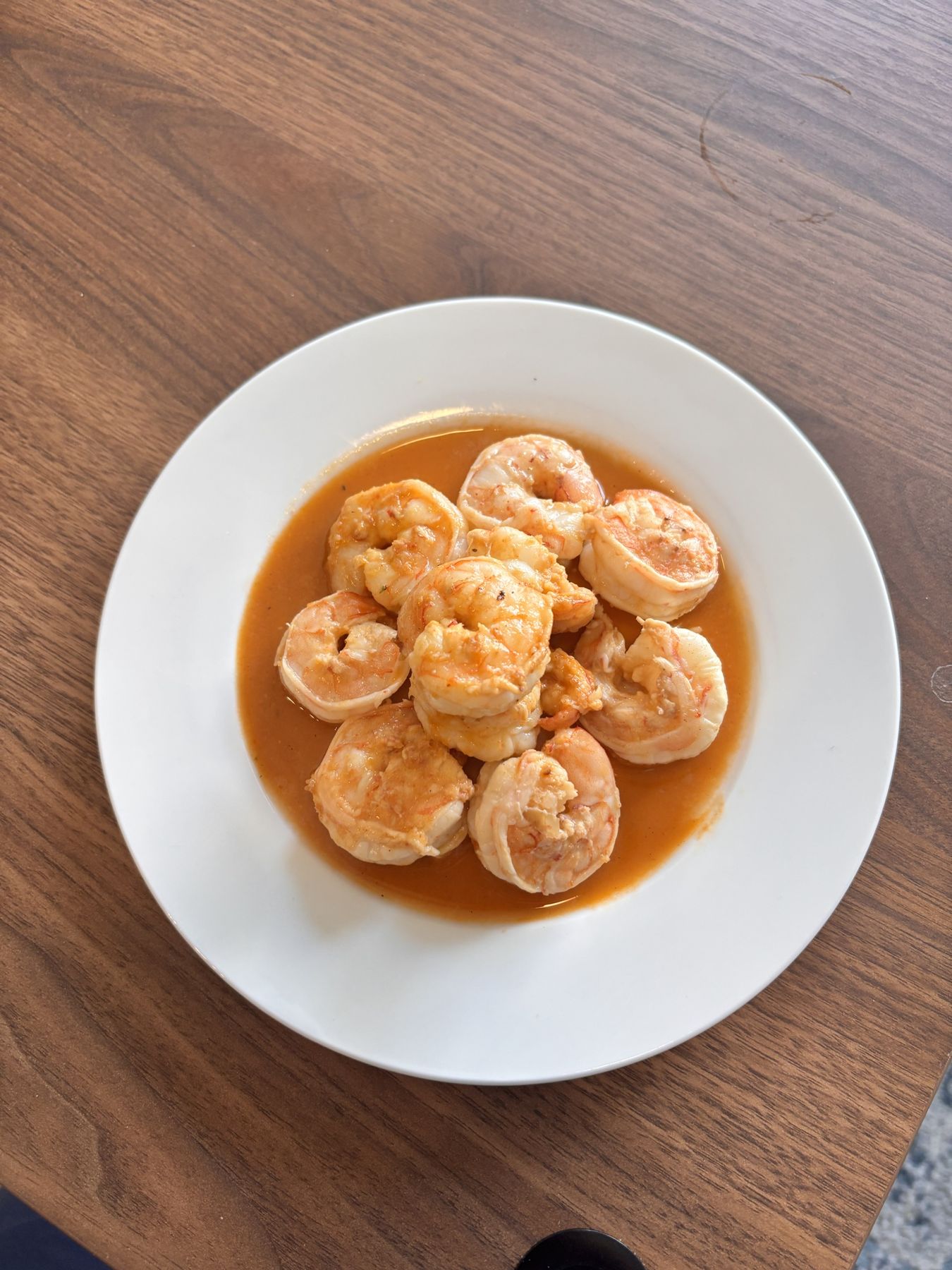 Shrimp in a sauce made from their own shells